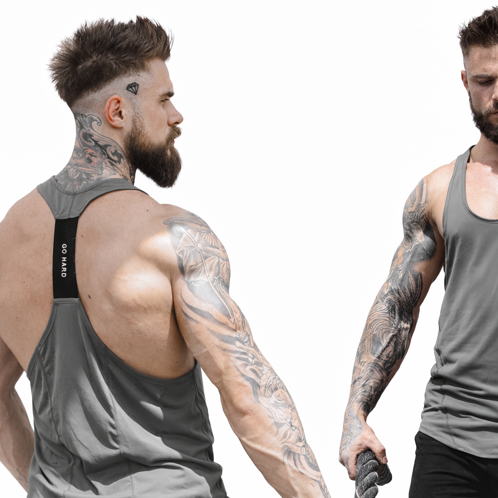 Gym Clothes With Sleeveless Tops And Halters