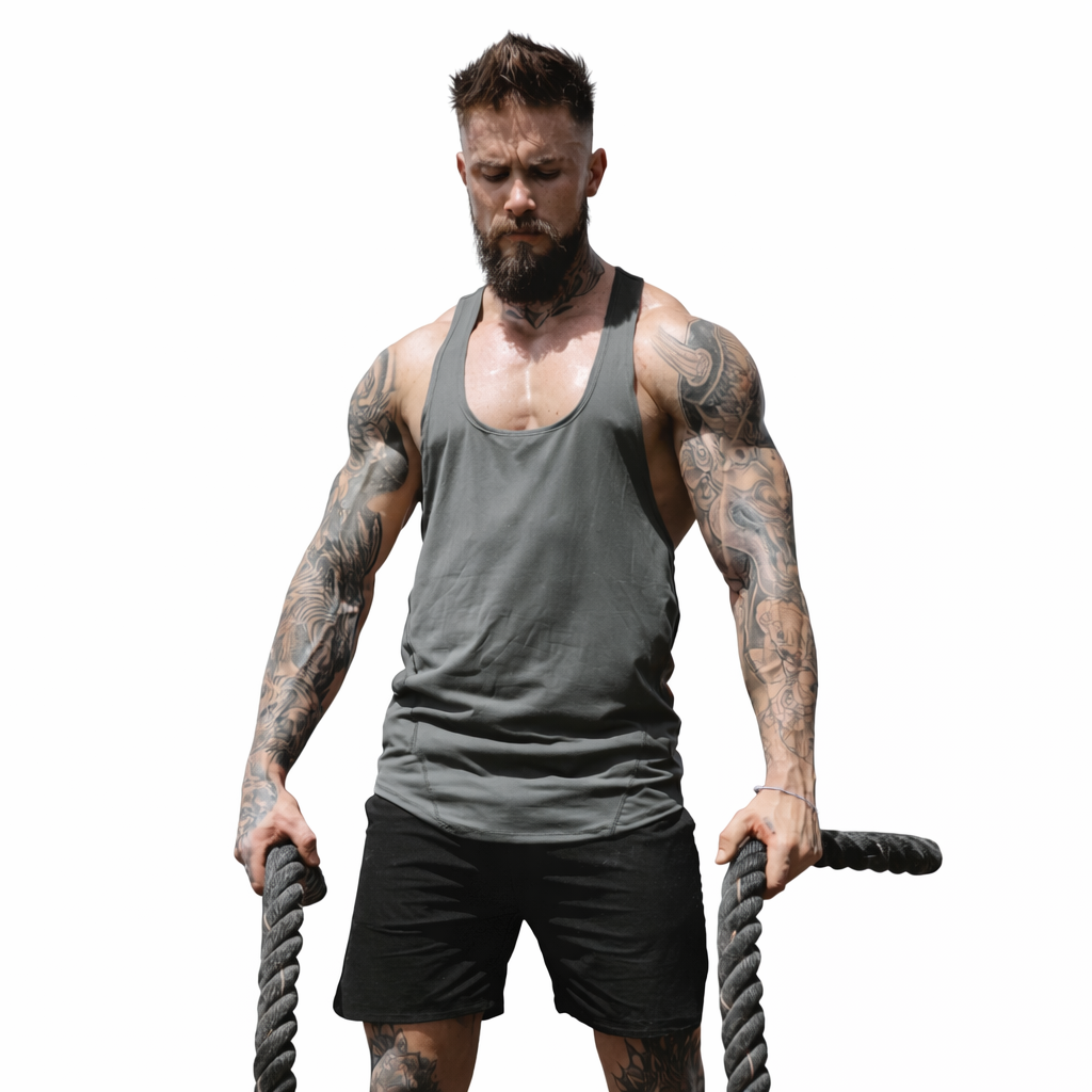 Gym Clothes With Sleeveless Tops And Halters