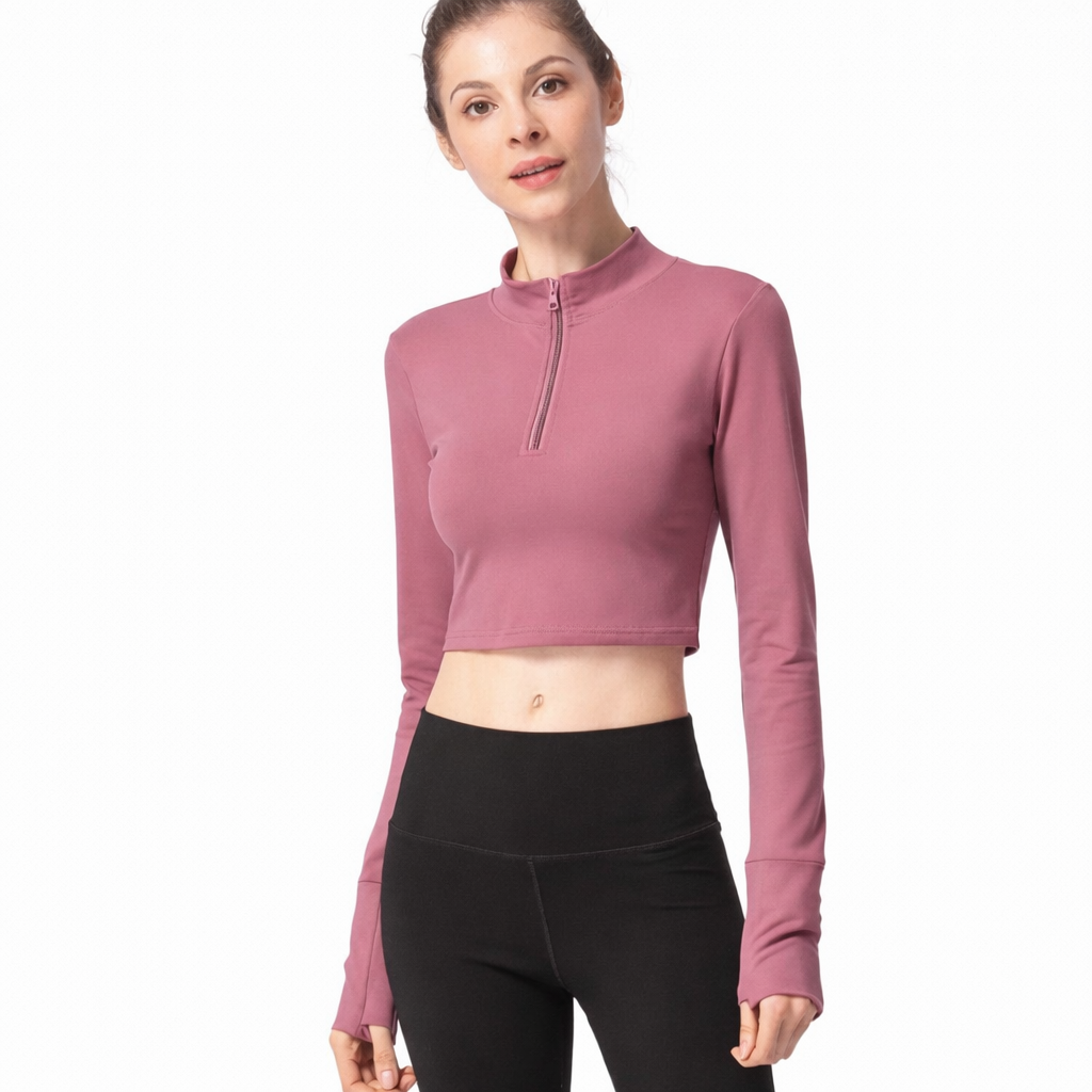 Long Sleeve Skinny Yoga Wear T-Shirt