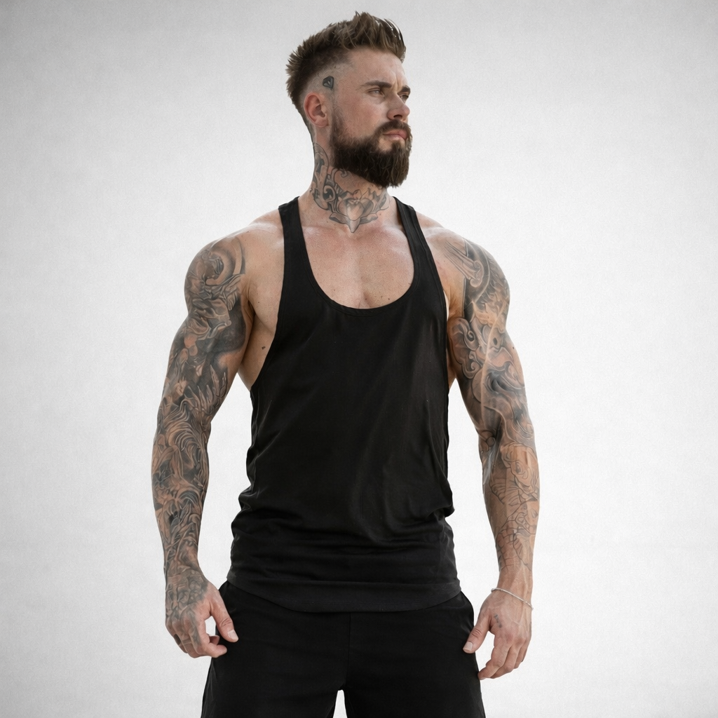 Gym Clothes With Sleeveless Tops And Halters